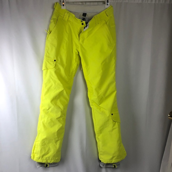 yellow snow pants